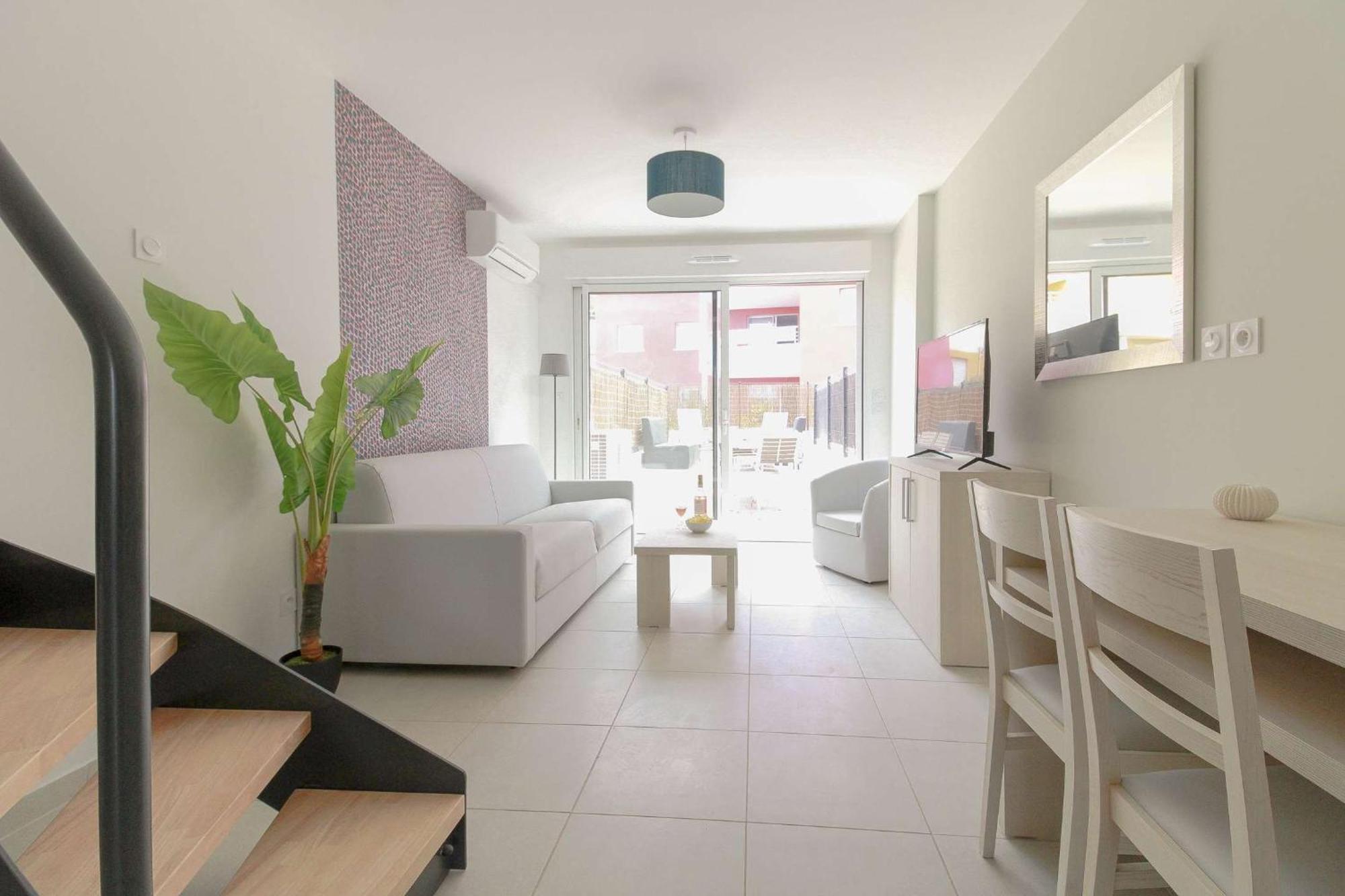 Select'So Home - Residence Le Poseidon - Mazet En Duplex Pour 6 Personnes - Piscine, Parking Prive - Services Hoteliers - Pos-A 봄레미모사 외부 사진
